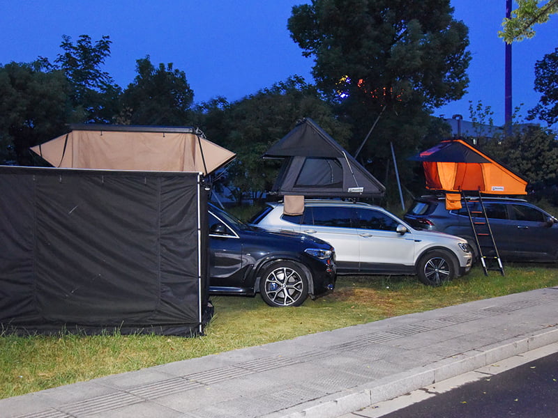 Střešní Camping Stan S žebříkem Střešní Camping Stan S žebříkem