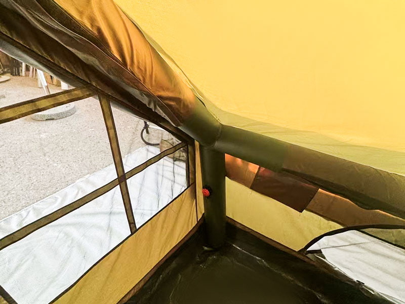 Malý vojenský zelený nafukovací kempingový stan Malý vojenský zelený nafukovací kempingový stan